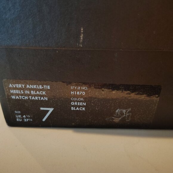 J. Crew Collection - Italian Made Green/Black Ankle-tie Pump - Picture 6 of 6